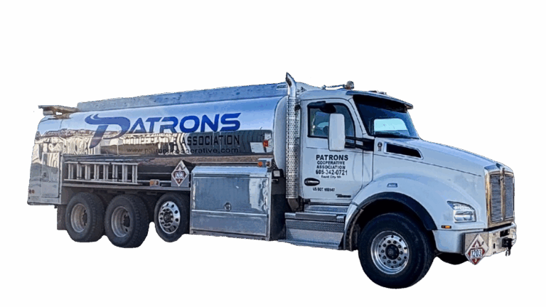 Patrons Truck for delivering propane to rural areas