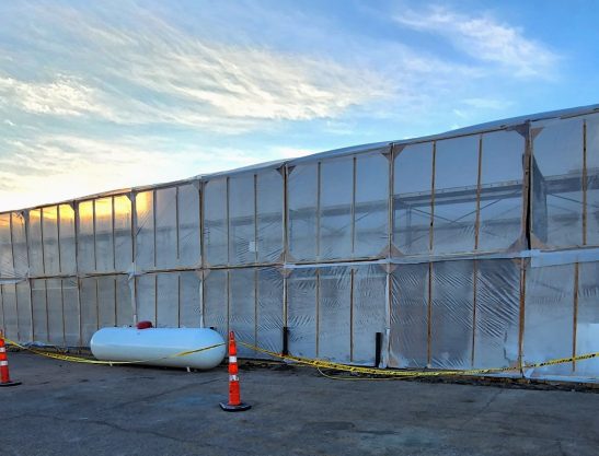 construction site heating